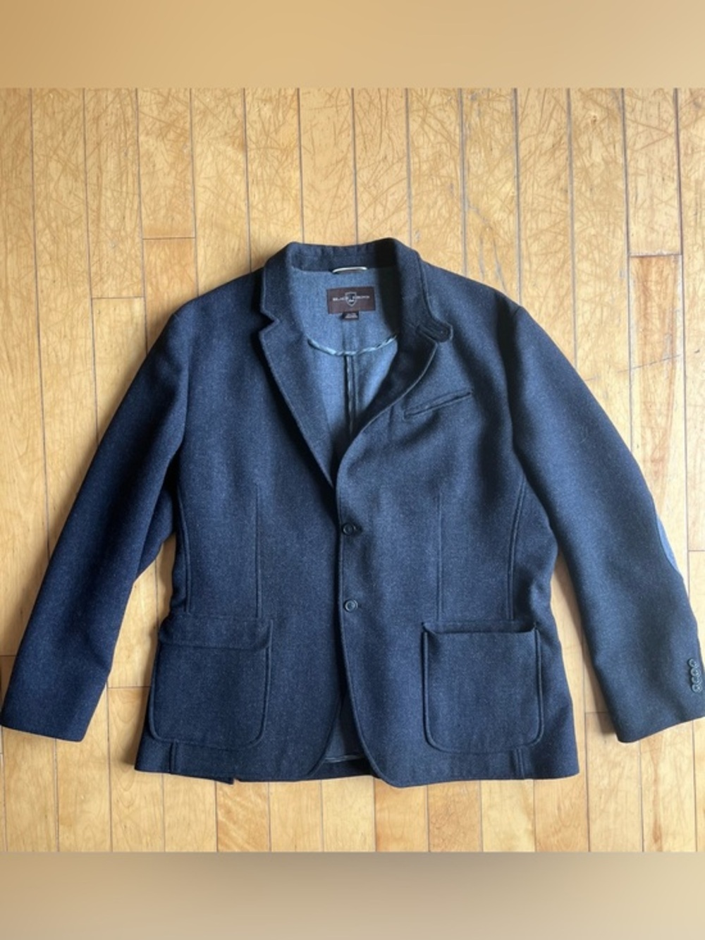 Black Brown 1826 Charcoal Wool Blend Coat Jacket Size XXL.
